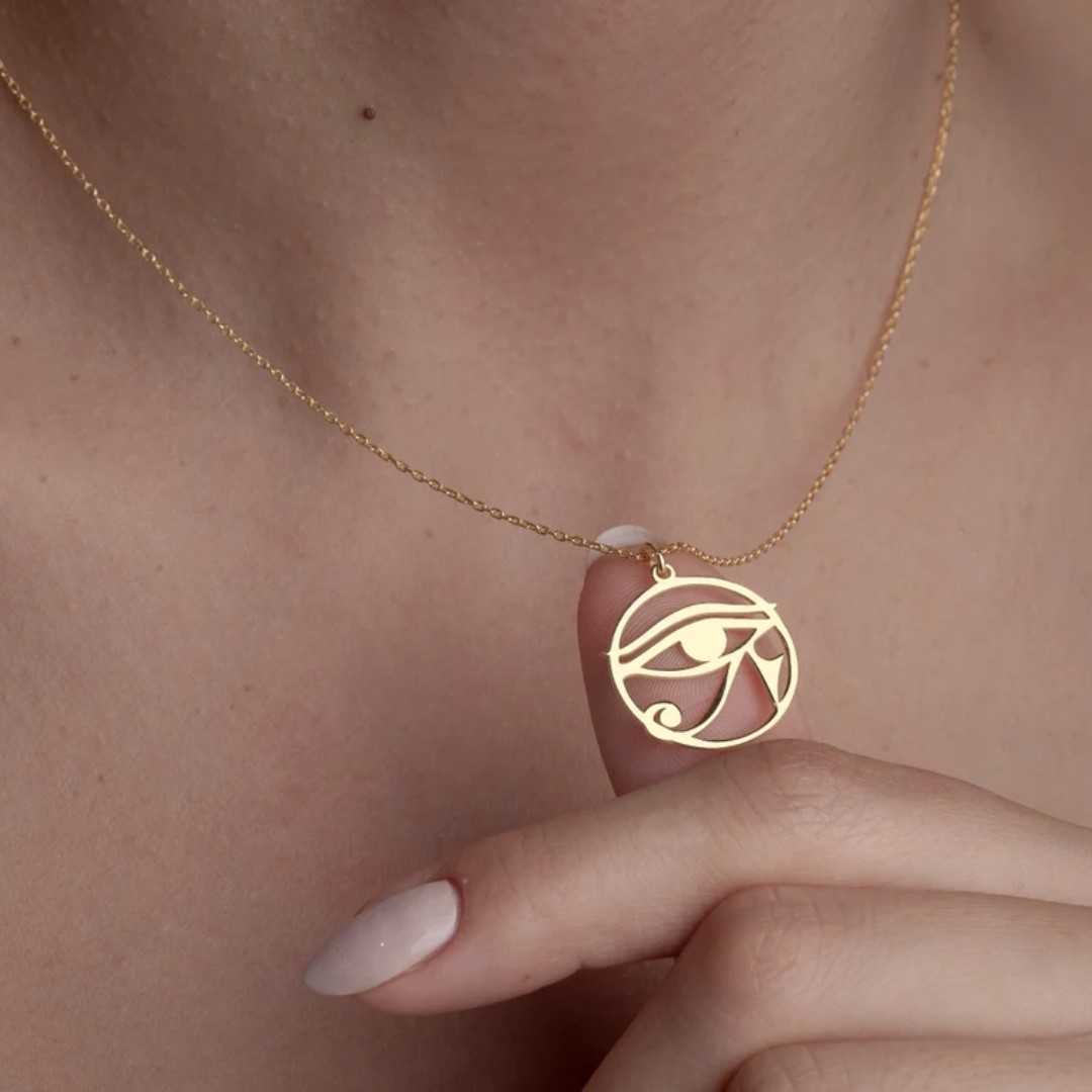 Men'S Accessories Jewelry Egypt - ريترو مصر عين را قلادة مجوهرات