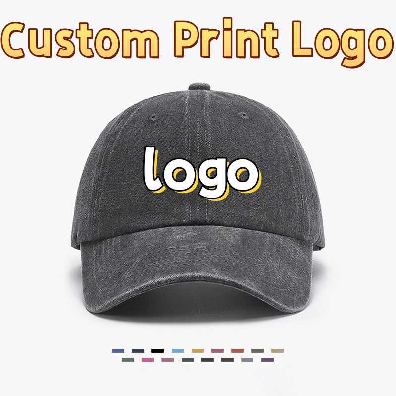 Hat Snapback Cap - قبعات بيسبول قطنية مغسولة للرجال والنساء