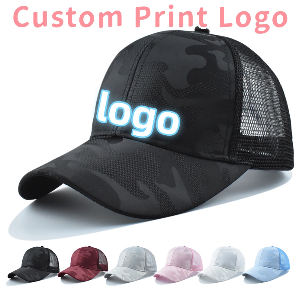 Hat Snapback Cap - تخصيص مطبوعة شعار الصيف تنفس شبكة