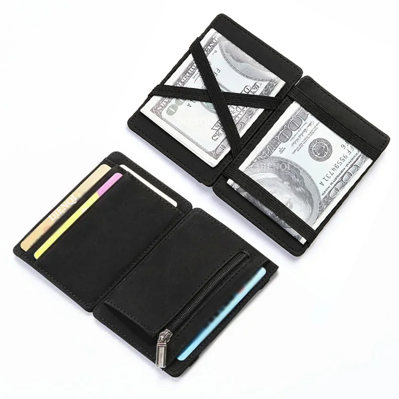 محفظة سحرية من الجلد الصناعي ل - مراجعة Coin Holder Men وسعره