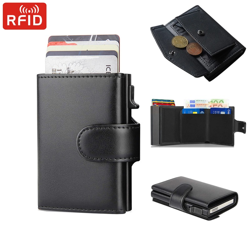 حافظة بطاقات عمل معدنية حامل ب - مراجعة Coin Holder Men وسعره