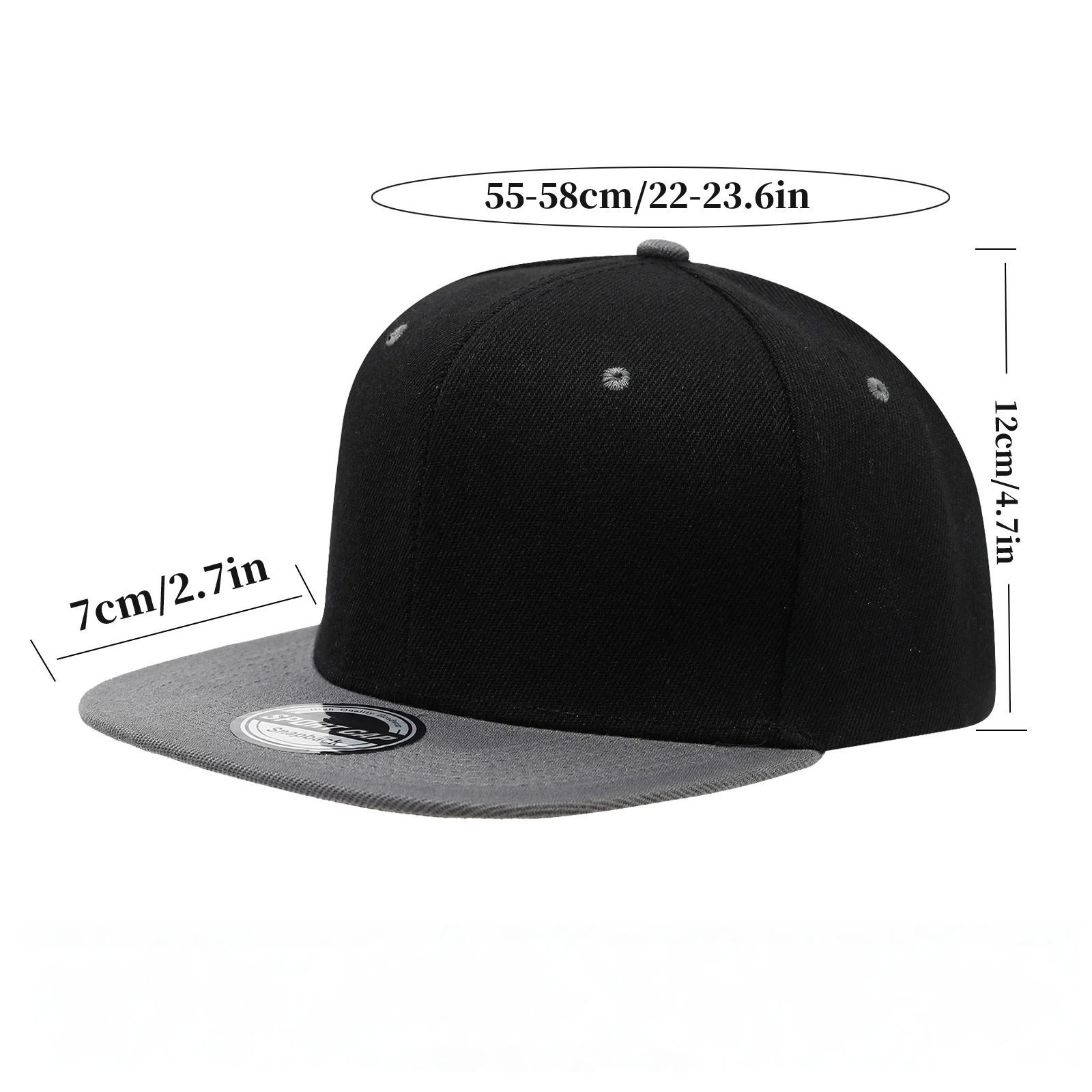 قبعات سناب باك بشعار مخصص للرج - مراجعة Hat Snapback Cap وسعره