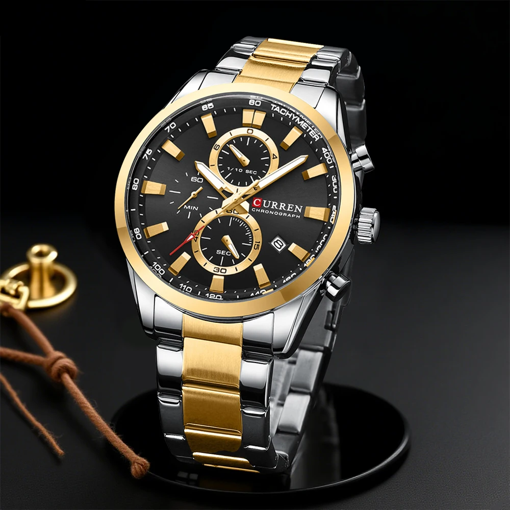 CURREN ساعات كوارتز كرونو رياض - مراجعة Men'S Accessories And Jewelry وسعره