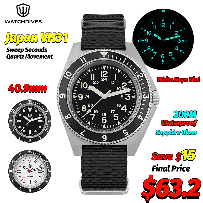 Watchdives WD1972 ساعة كوارتز  - مراجعة Men'S Accessories And Jewelry وسعره