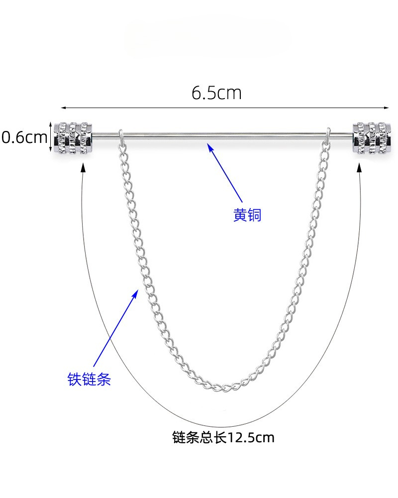 دبوس زينة جديد للرجال للقميص،  - مراجعة Men'S Accessories And Jewelry وسعره