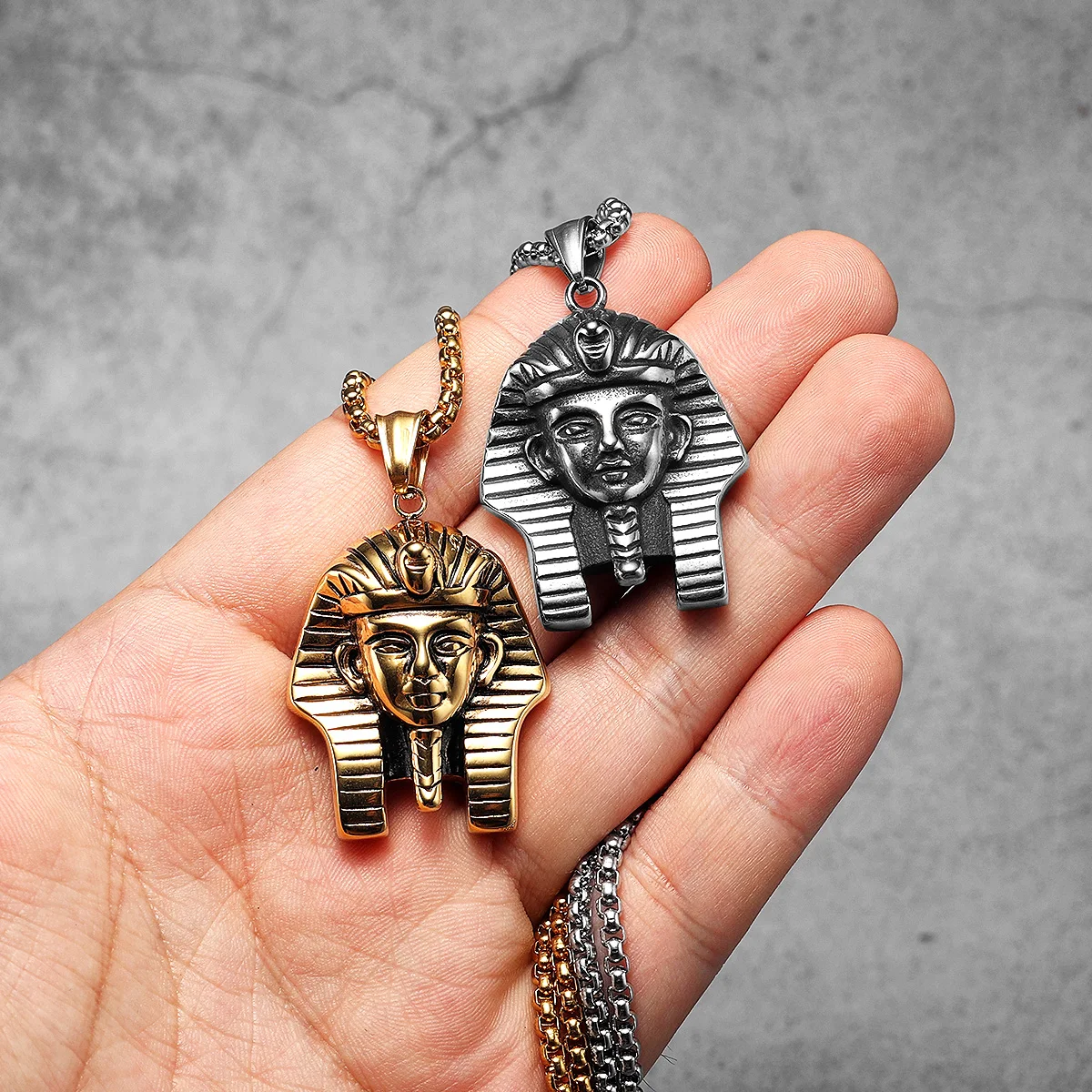 قلادات فرعون أبو الهول المصرية - مراجعة Men'S Accessories Jewelry Egypt وسعره